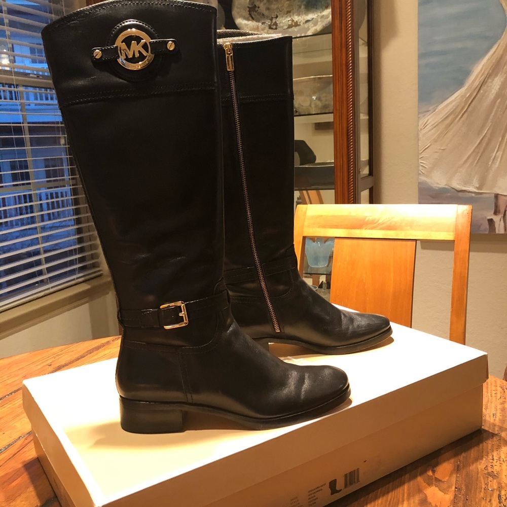 Micheal Kors Stockard Black Boots